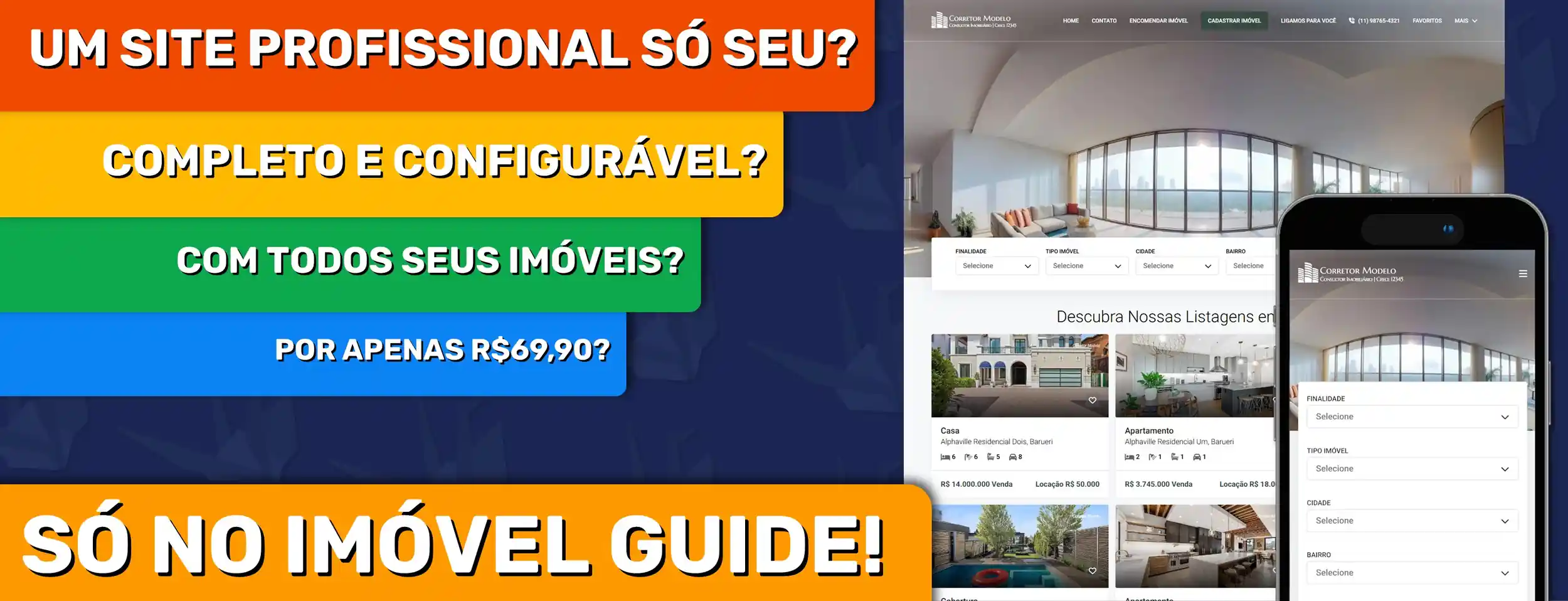 Uma de nossas ferramentas para corretores e imobiliárias