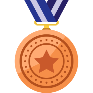 Icone medalha de bronze
