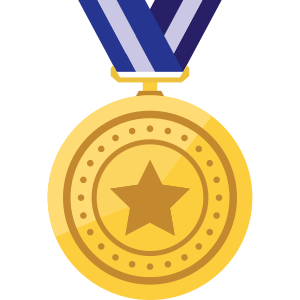 Icone medalha de ouro