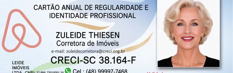 Capa do perfil de Zuleide Thiesen